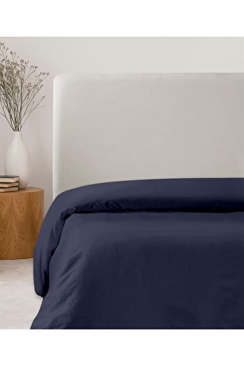 Evim 100% Cotton Akfil Duvet Cover Single 160X220 cm Navy Blue