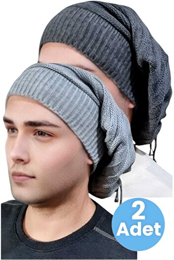 Trenderrs 2-Piece Men's Winter Knitwear Knitted Beanie and Neck Collar