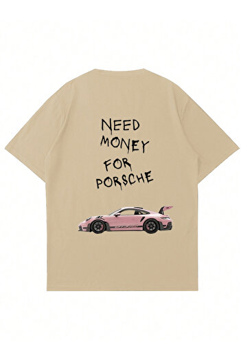 Mad&Calf Μπλουζάκι Unisex Need Money με στάμπα με λαιμόκοψη