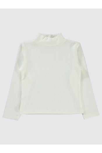 Pierre Cardin 6-9 Years Girl's Ecru Sweatshirt