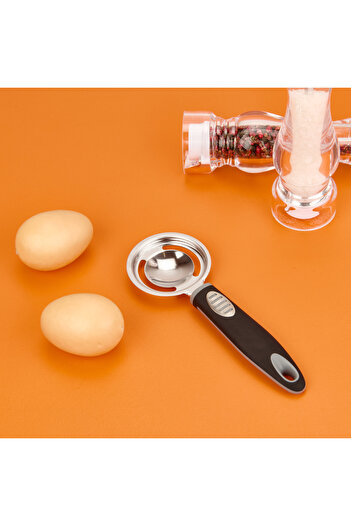 Evidea Kitchen Egg Separator - Black - 20 cm