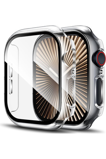 Fibaks Apple Watch 7 8 9 41mm Case Case And Screen Protector 360 Full Protection Cover