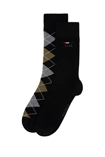 U.S. Polo Assn. Мъжки каки чорапи, 2 чифта 50299036-VR027