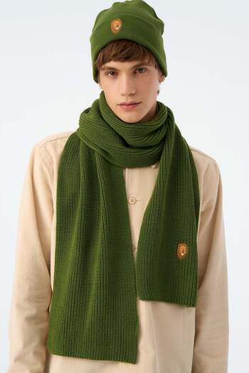 WWF Market "Leo's Scarf, Dark Green"