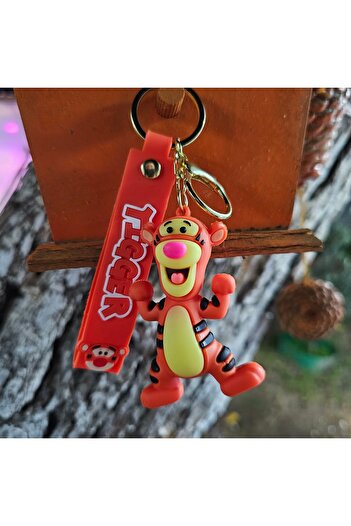 Maison Shop Winnie the Pooh Kaplan Tiger Figürlü Sevimli Anahtarlık/Çanta Süsü/ Araba Süsü