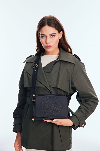 U.S. Polo Assn. Us24733 Model Černá dámská taška Messenger