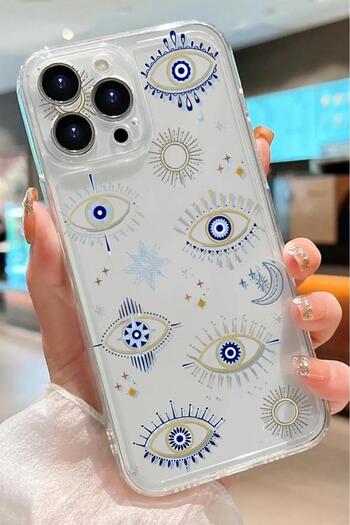 3GEN CASE iPhone 14 Pro Max Compatible Patterned Transparent Silicone Case Newdesing 2025
