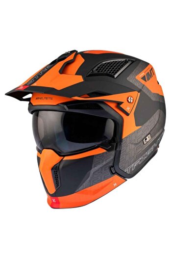 MT Streetfighter Sv Totem B4 Çene Açılır Kask