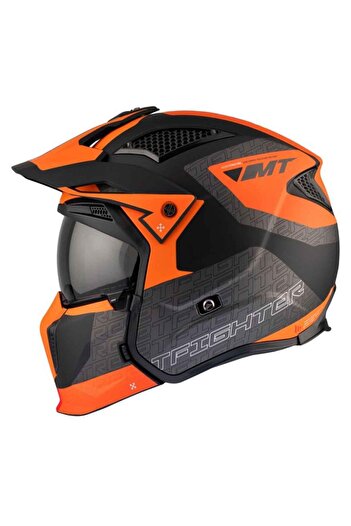 MT Streetfighter Sv Totem B4 Çene Açılır Kask