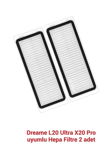 LİN GRUP 2 φίλτρα hepa συμβατά με Dreame L20 Ultra X20 Pro
