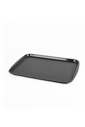 HIC melamine serving tray black color size 53*37 cm