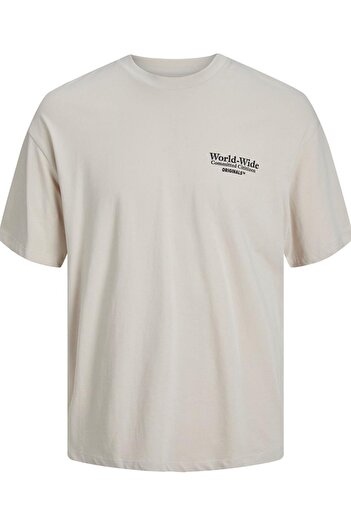 Jack & Jones Μπλουζάκι Jack&Jones Jorearth Planet Crew Neck T-Shirt - McBej