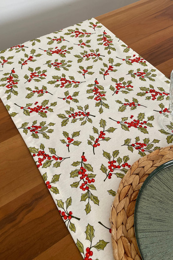 KAMİZ 100% Cotton Runner |   Kokina Pattern 40X150