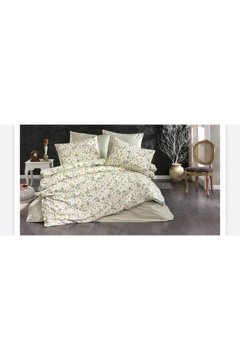 pınarhome collectıon 4-Piece Double Duvet Cover Set - Bottom Crossbody Combination, Color and Elastic Pillowcase