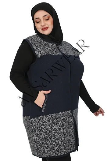 AVSARWEAR Plus Size Leopard Print Piece Vest - Pocket, Avsarwear