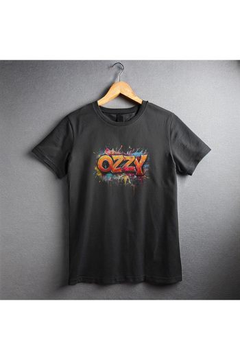 Ozzy Unisex Ozzy Logo-3 Pattern Digital Printed Tshirt