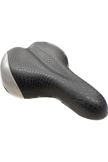 Tex Wide and Comfortable Breathable Faux Leather Mtb Saddle Suitable for All Bicycles and Scooters