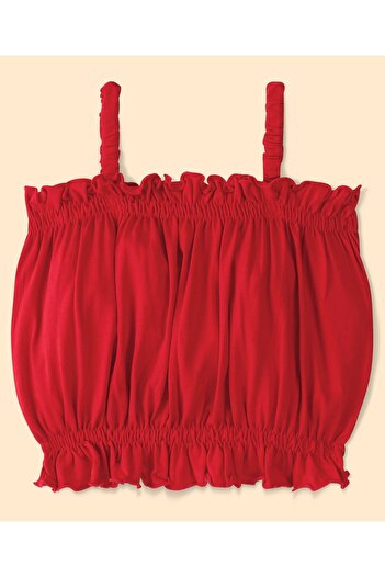 Ollington St. Ollington St. 100% Cotton Sleeveless Top and Comics Printed Culottes - Red