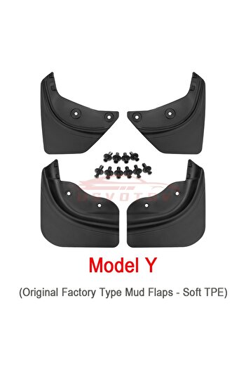 Choice Model Y Soft Mud Flaps For Tesla Model 3 Y Juniper 2025 2024 Accessories Tpe Mudguards Fender Anti-s