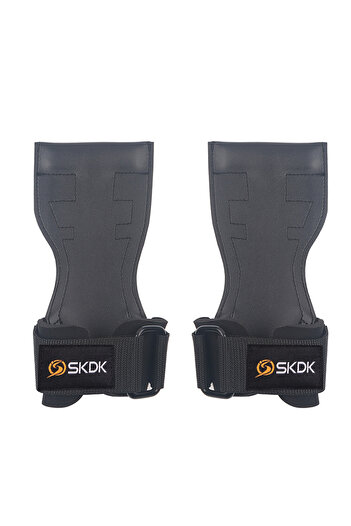 Choice Free Size Black SKDK Weight Lifting Grip Pads Crossfit Bodybuilding Palm Protector Squat Gym Gloves