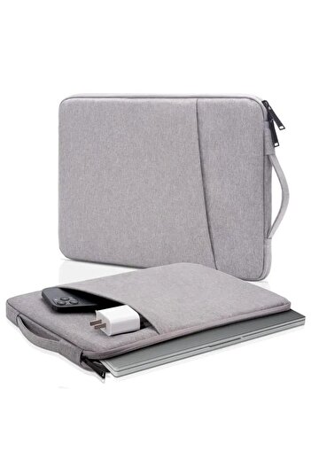 Choice Gray 13 inches Simple Plush Laptop Case With Anti Drop and Shockproof 13/14/15/15.6 Inch Laptop Line