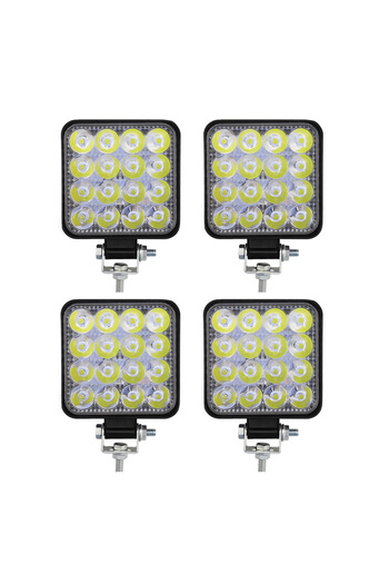 Choice 4 PCS 4 PCS 12V LED Light Bar Mini LED Work Light Off Road Spotlight for Jeep Truck 4X4 Car SUV ATV