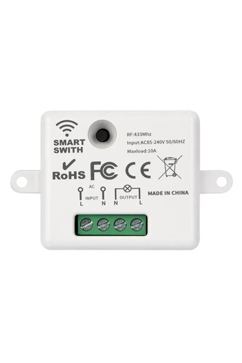 Choice 1Receiver 433Mhz Universal Wireless Remote Control Switch 110V 220V 10A Relay Mini Receiver Remote C
