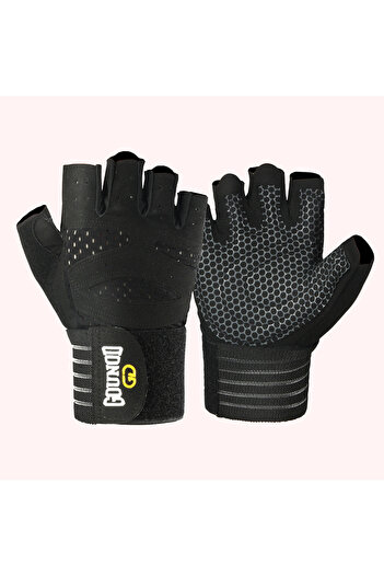 Choice XL black GOUNOD Weightlifting Gloves Wristband Support Breathable Anti-Slip Sports Gym Gloves Bodybu
