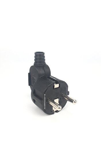 Choice EU Plug Black EU Plug Adapter 16A Male Replacement Outlet Rewireable Schuko Electeic Socket Euro Con