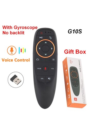 Choice G10S With Gyro G10S Air Mouse Voice Remote Control 2.4G Wireless Gyroscope IR Learning for H96 MAX X
