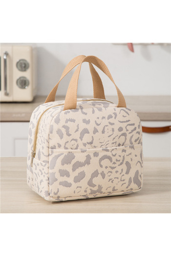Choice 1PCs white 1 Pack of Ink Pattern Insulation Bag, Bento Bag, Lunch Box Bag, Outdoor Travel Ice Pack,