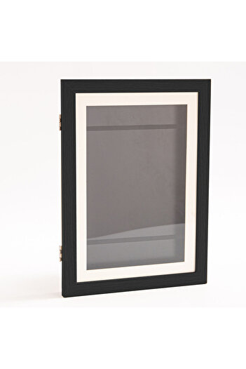 Choice Black Frame Wood Flap Art Frames Magnetic A4 Photo Frame Framed Picture DIY Children's Exhibition of