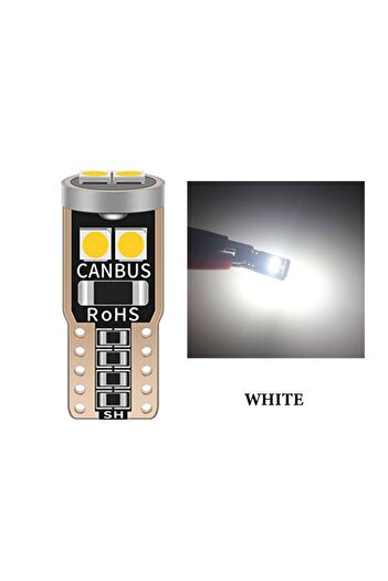 Choice 10PCs T10 WHITE 10PCS T10 W5W 3030 6smd Super Bright LED Car Parking Lights WY5W Auto Wedge Turn Sid