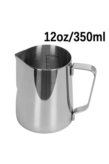 Choice 350ml-Measurement Coffee Milk Frothing Jug Latte Art Milk Frother Pitcher Stainless Steel Measuremen