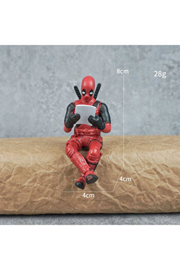 Choice 6 Anime Deadpool 2 Action Figure Sitting lying Posture Model Anime X-Men Mini Doll Decoration Colle.