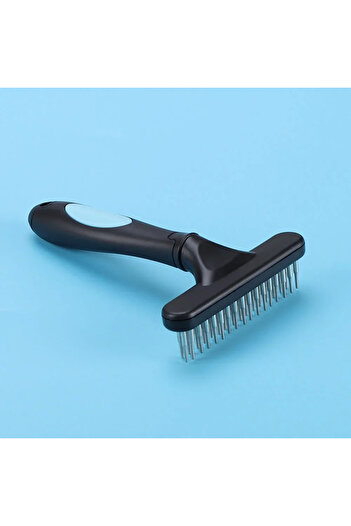 Choice Blue Dog Rake Deshedding Dematting Brush Comb Undercoat Rake for Dogs Cats Short Long Hair Pet Brush