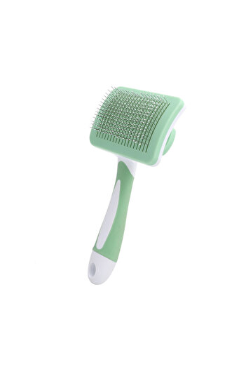 Choice green Pet Comb Cat Dog Brush Hair Removal Stainless Steel Needle Comb Hair Cleaning Beauty Skin Care