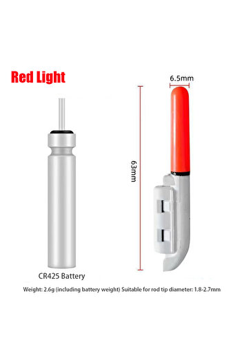 Choice Red 1pc Night Fishing Electronic Rod Led Light Stick Luminous Glow Waterproof Rock Fishing Float Tac