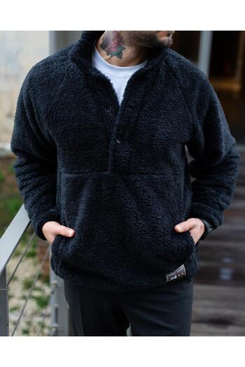 FARUK SAĞIN BLACK PLUSH SWEAT