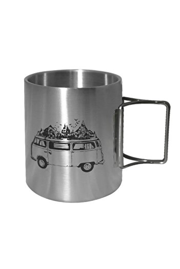 Orcamp Steel Cup Caravan with Folding Handle Out-1800