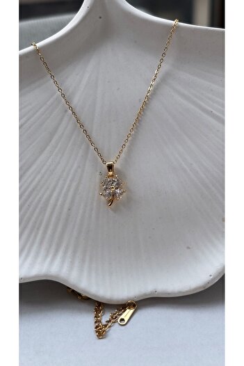 RGAccessories Minimal Boy Papatyalı Çelik Kolye