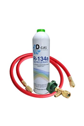 Universal Araç Klima Soğutucu R134a Gaz Verme Seti Gaz - Vana - Hortum