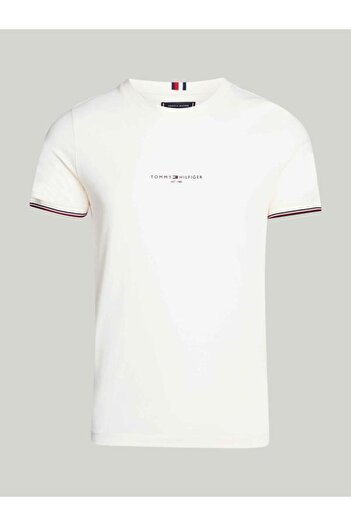 Tommy Hilfiger TIPPED CUFF LOGO REGULAR SLIM FIT T-SHIRT