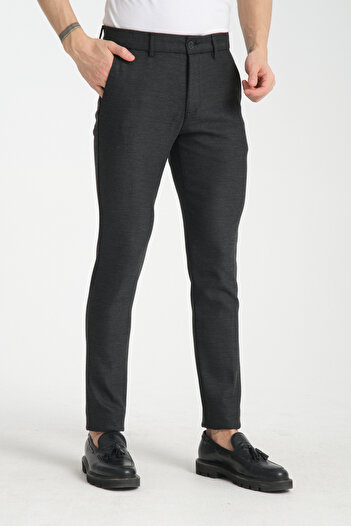 Frappoli Thick Straight Men's Side Pocket Classic Waist Slim Fit Chino Pants