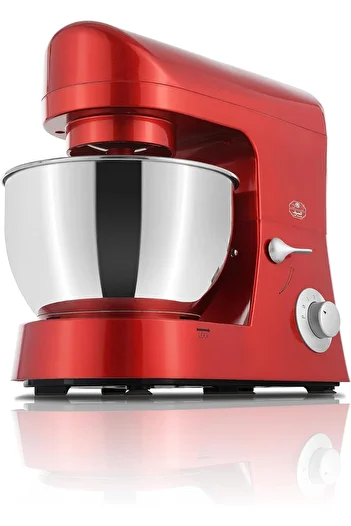ALSAIF Electric Stand Mixer 6 Speeds Control S/s Bowl, 3 Tools Beater, Balloon Whisk, Dough Hook, 1000w