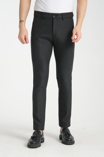 Frappoli Thick Straight Men's Side Pocket Classic Waist Slim Fit Chino Pants