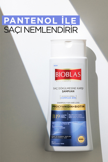Bioblas Procyanıdın & Biotin Dökülen Saçlar için Anti Stres Şampuanı 360 ml - Dökülme Karşıtı Şampuan