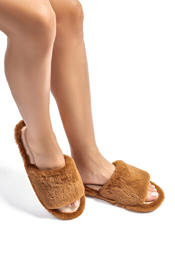 Twigy Lisa Plush Women's House Slippers Brown 36/41