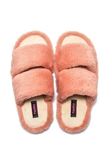 Twigy Mona Peluş Kadın Ev Terliği Pembe 36/41