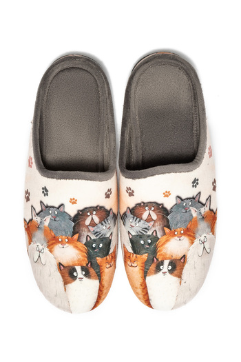 Twigy Gato Ecru Women's House Slippers - Size 36/41